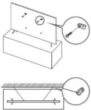 Technical diagram showing mechanical assembly with magnified views and component details