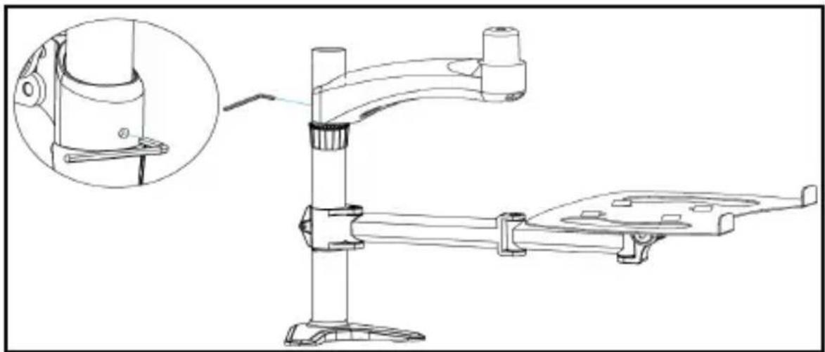 StarTech.com ARMUNONB - Attaching the Extension Arm - 2