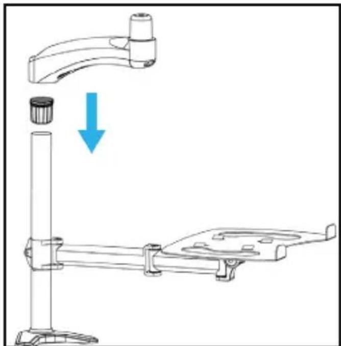 StarTech.com ARMUNONB - Attaching the Extension Arm - 1