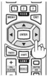 1 2 3 USER MENU EXIT ENTER FOXO SHIFT LENS + - PUL 3-2HNE SHIFT ADD