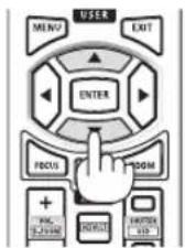 SHARP PX2201UL - Adjusting with the remote control - 1