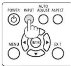 POWER INPUT AUTO ADJUST ASPECT MENU ENTER EXIT