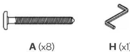 A (x8) H (x1)