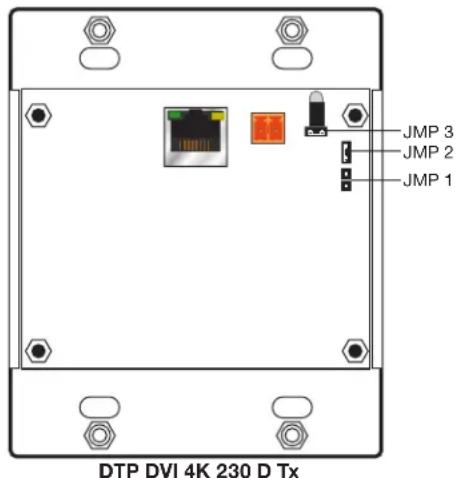 JMP 3 JMP 2 JMP 1 DTP DVI 4K 230 D Tx