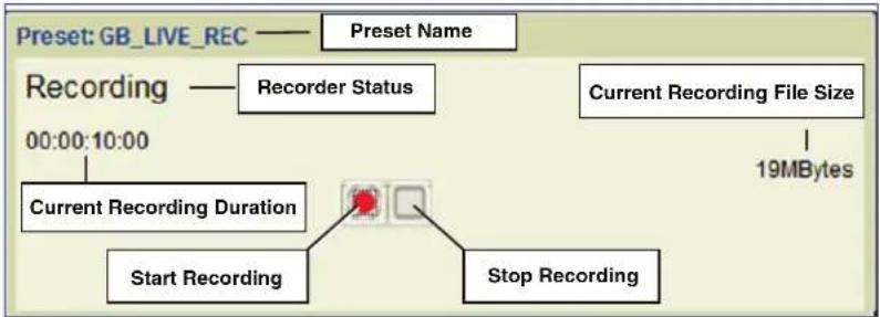 Extron VNM Enterprise Controller - Transport Dialog Box - Recorder - 1