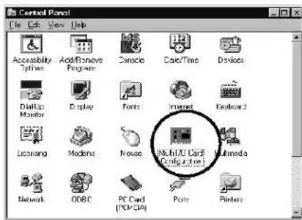 Control Panel File Edit View Help Accessibility iTunes Add/Remove Programs Chrome Case/Time Devices DiskUp Monitor Display Fonts Internet Keyboard Licensing Modems Mouse Multi-AU Card Configuration1 Multimedia Network ODBC PC Card [POP.CIA] Posts Printers