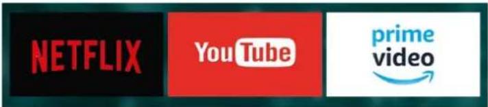 NETFLIX YouTube prime video