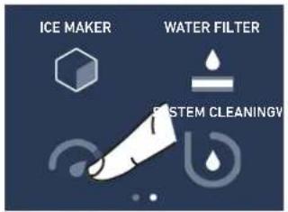 ICE MAKER WATER FILTER SYSTEM CLEANINGV