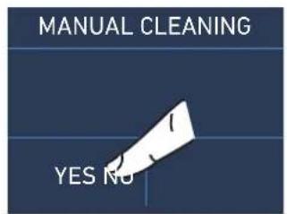 MANUAL CLEANING YES NO