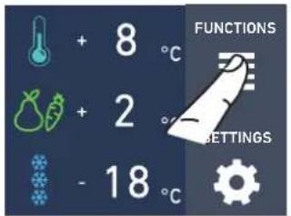 + 8 °C + 2 °C - 18 °C