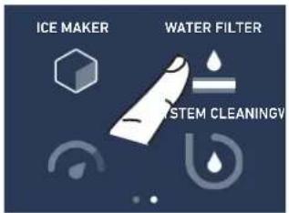 ICE MAKER WATER FILTER SYSTEM CLEANINGV