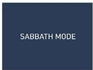 SABBATH MODE