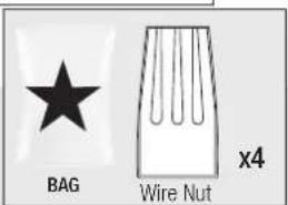 BAG Wire Nut x4