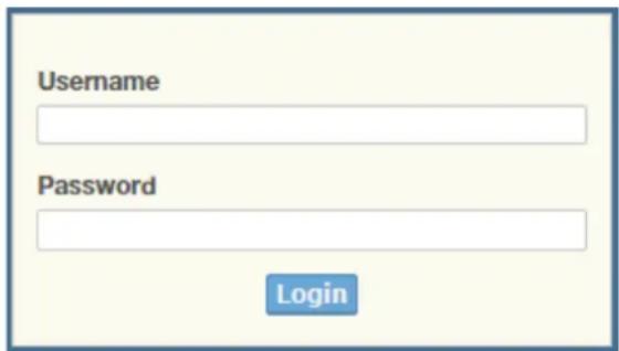 Username Password Login