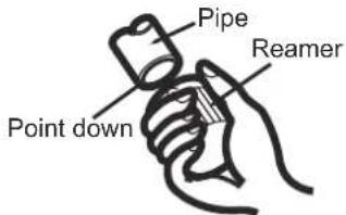 Pipe Reamer Point down