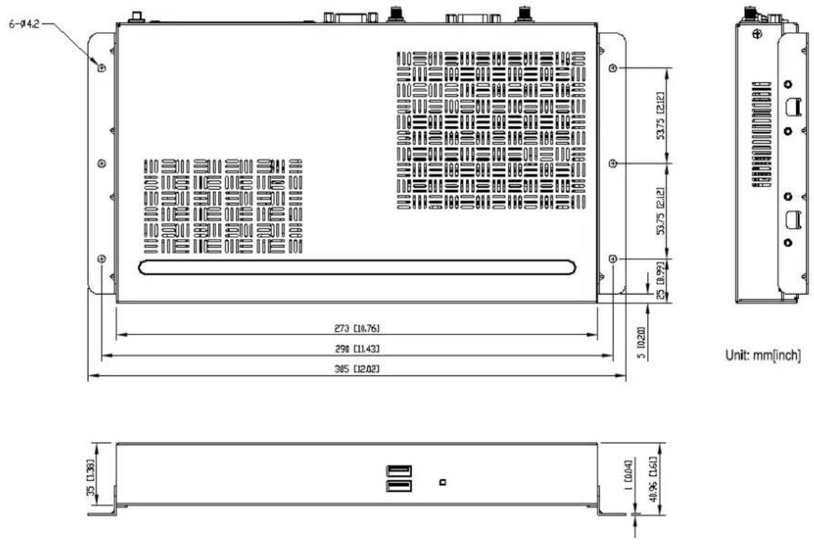 AOPEN DES3200 - Chassis and Holder Dimension - 2