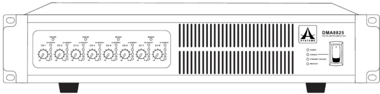 DMA8825 DIGITAL REDRUM/AMOUNT 10V SYSTEMS POWER DISHANCE STANDARD/UNLOCK PROTECT