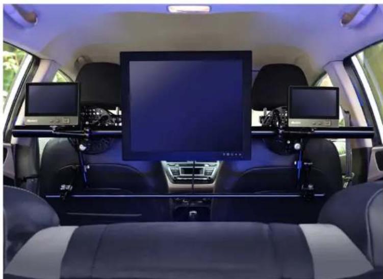 Proaim P-BKST-02 - YOUR PROAIM UNIVERSAL BACKSEAT MONITOR CONTROL SYSTEM ALL DRESSED UP AND READY TO GO! - 1