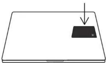 SideTrak Swivel Pro Touch Triple - Adhere stick-on metal plate. - 1