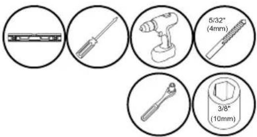 5/32" (4mm) 3/8" (10mm)