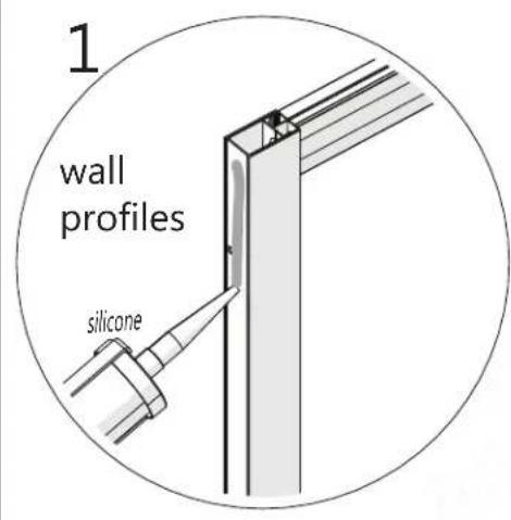 wall profiles silicone