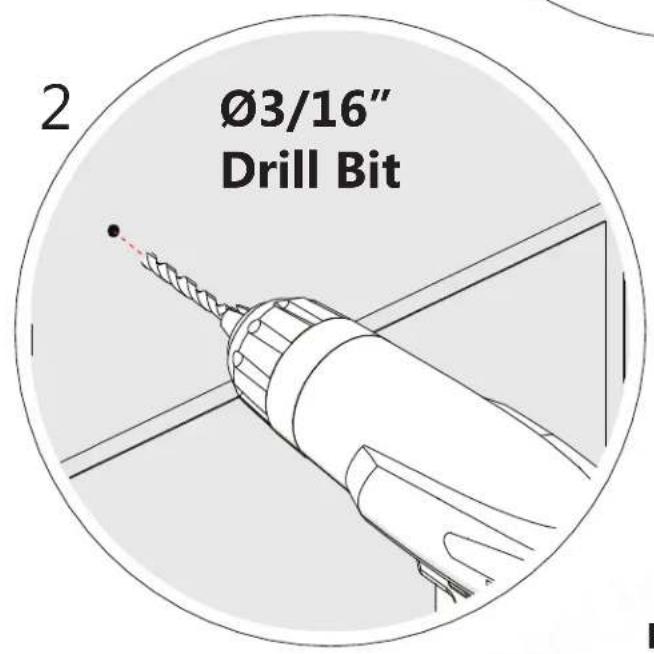 2 Ø3/16" Drill Bit