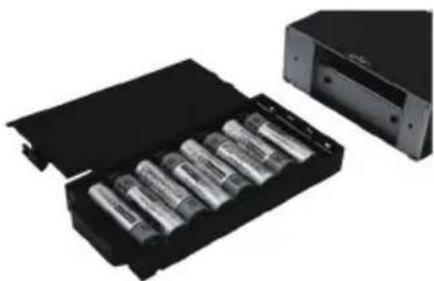 ROLAND VC-50HD - Install eight AA batteries in the battery case - 1