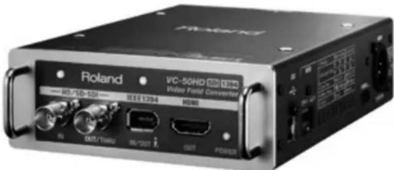 Roland VC-50HD SDI 1344 Video Field Converter — HD/SD-SDI — IEEE 1294 HDMI OUT/72WD SE/100T OUT POWER