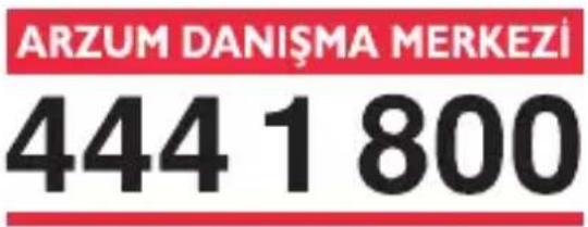 ARZUM DANIŞMA MERKEZİ 444 1 800