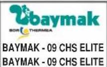 Baymak Elite 09 CHS - - Üretici firma bilgileri: - 1