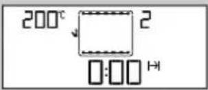 200°C 2 0:00 H