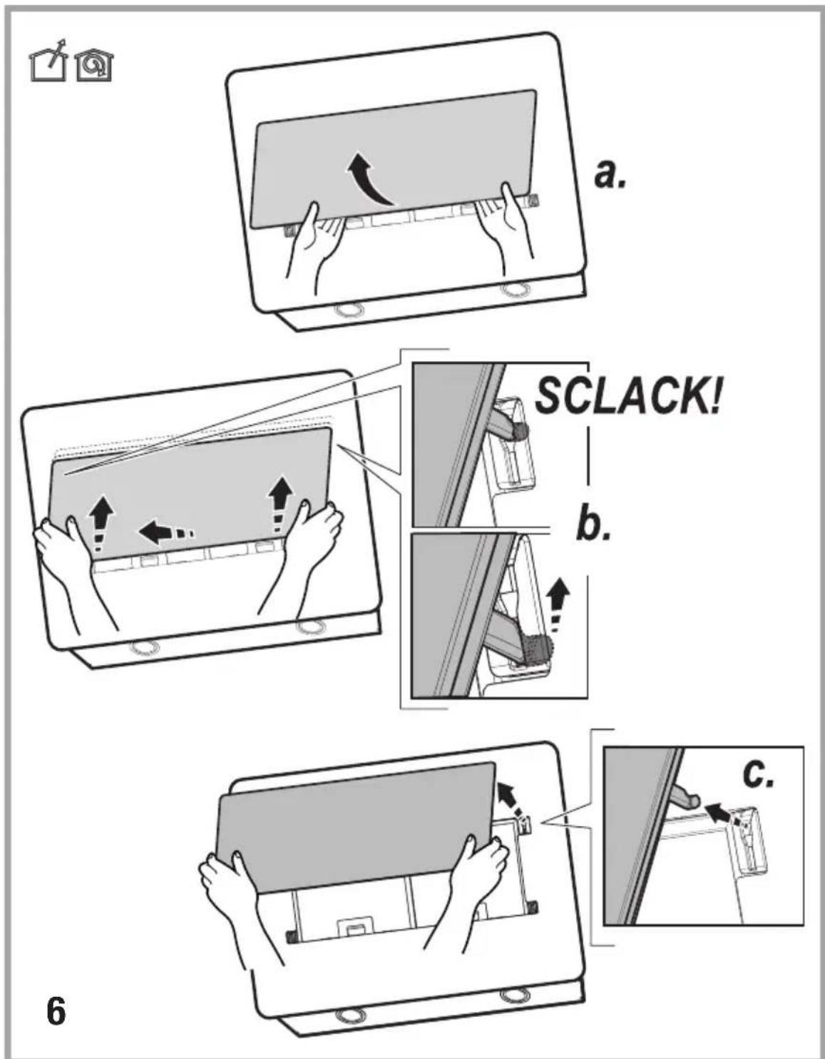 a. SCLACK! b. c. 6