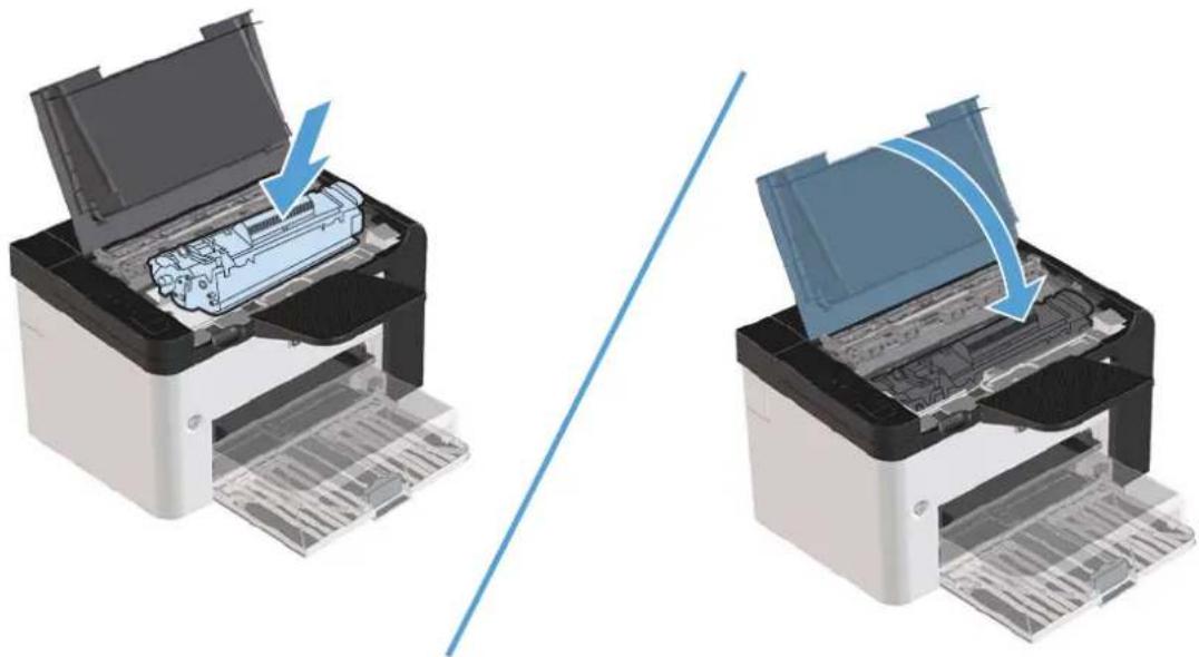 HP LaserJet Professional P1600 - Ürünün içindeki sıkışmaları temizleme - 5