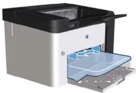 HP LaserJet Professional P1600 - Tepsilere yerleştirilen kağıdın yönü - 2
