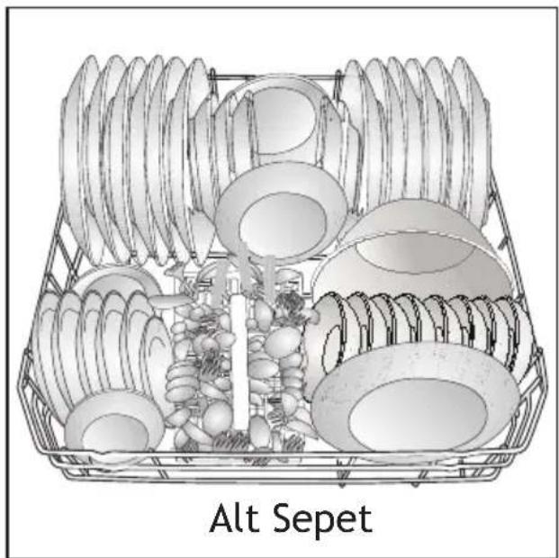 ALTUS AL 413 TS - Yükseklik ayarlı üst sepet rafı - 2