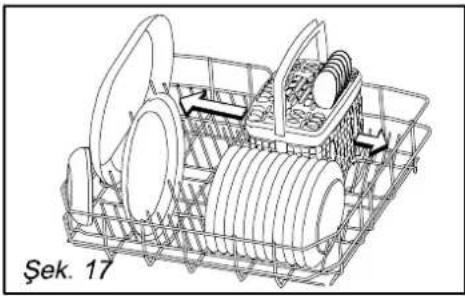 FRANKE FDH 703 - Çatal - kaşık sepeti, istenilen yerleştirmeye izin verecek şekilde kayar. - 1