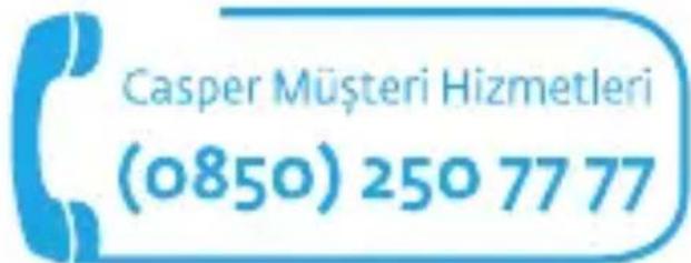 Casper Müşteri Hizmetleri (0850) 250 77 77