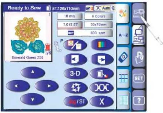 Ready to Sew ST:125x110nm Auto 18 min 6 Colors 7.013 ST 70x79mm NET 600 spm Emerald Green 250 A-Z 3-D X SET ?
