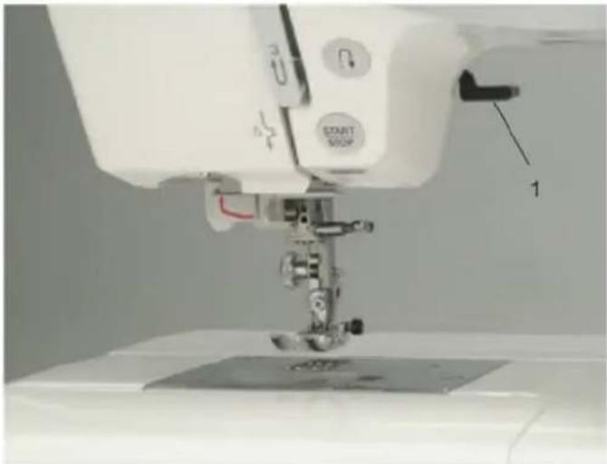 JANOME MC11000SE - Masura İpliğini Yukarıya Çekmek - 2