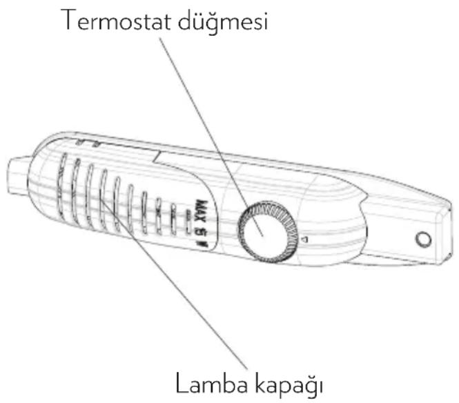Termostat düğmesi MAX 81 Lamba kapağı