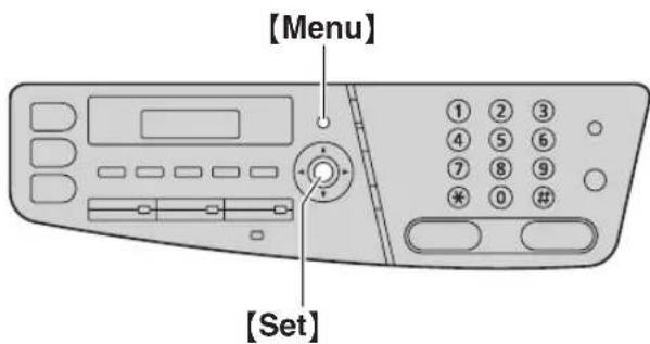 PANASONIC KX-MC6020TK - Programlama - 1