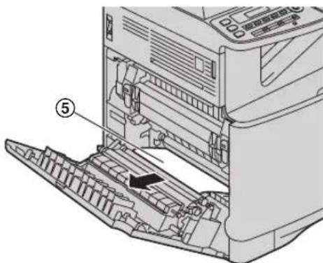 PANASONIC KX-MC6020TK - Kayıt kağıdı makaraların yanında sıkıştiğında: - 1