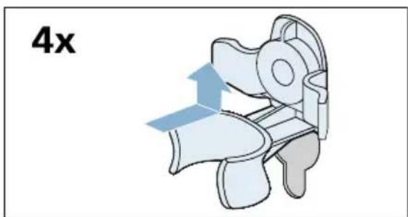 SIEMENS WM10K260TR - Taşıma güvenlik donanımlarının monte edilmesi: - 2