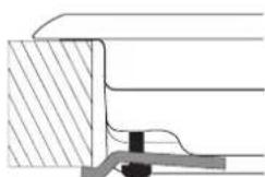 HOTPOINT FTGHL 641 D/IX/H - Діаграма фіксації кріплень - 3