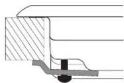 HOTPOINT FTGHL 641 D/IX/H - Діаграма фіксації кріплень - 2