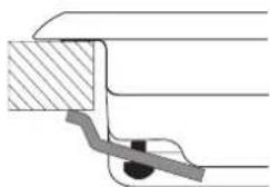 HOTPOINT FTGHL 641 D/IX/H - Діаграма фіксації кріплень - 1