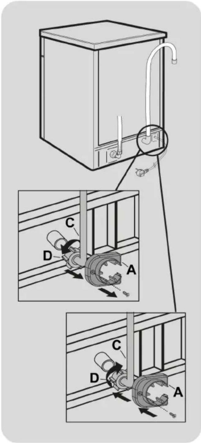 HOOVER HF 6C7F0W-17 - Anti-removal device (yalnızca bazı modellerde) - 1