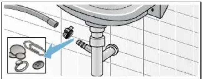 BOSCH WAT24780TR - Sifon borusundaki atık su çıkış hortumu tıkanmış - 1