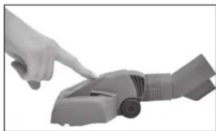 Arçelik S 6255 C - Parke halı fırçasını ayarlama - 1