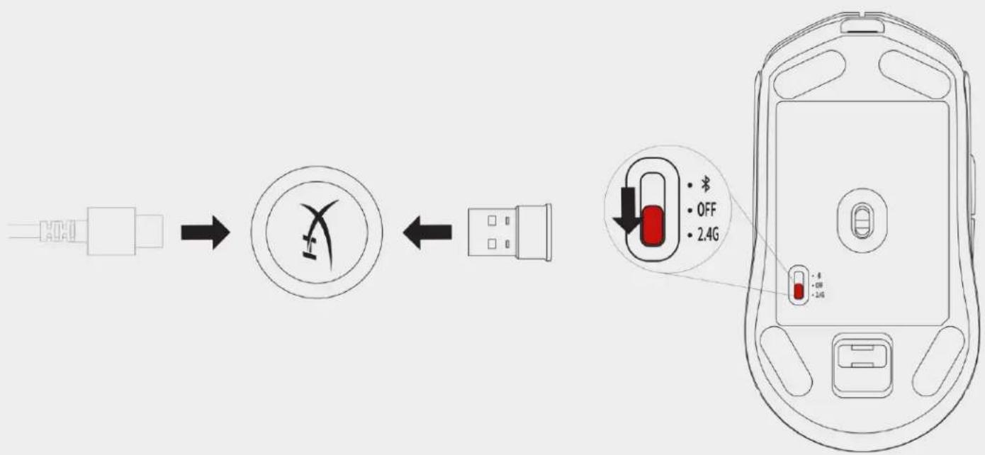HYPERX Pulsefire Haste 2 Wireless - HyperX Pulsefire Haste 旋火 2 无线 - 3